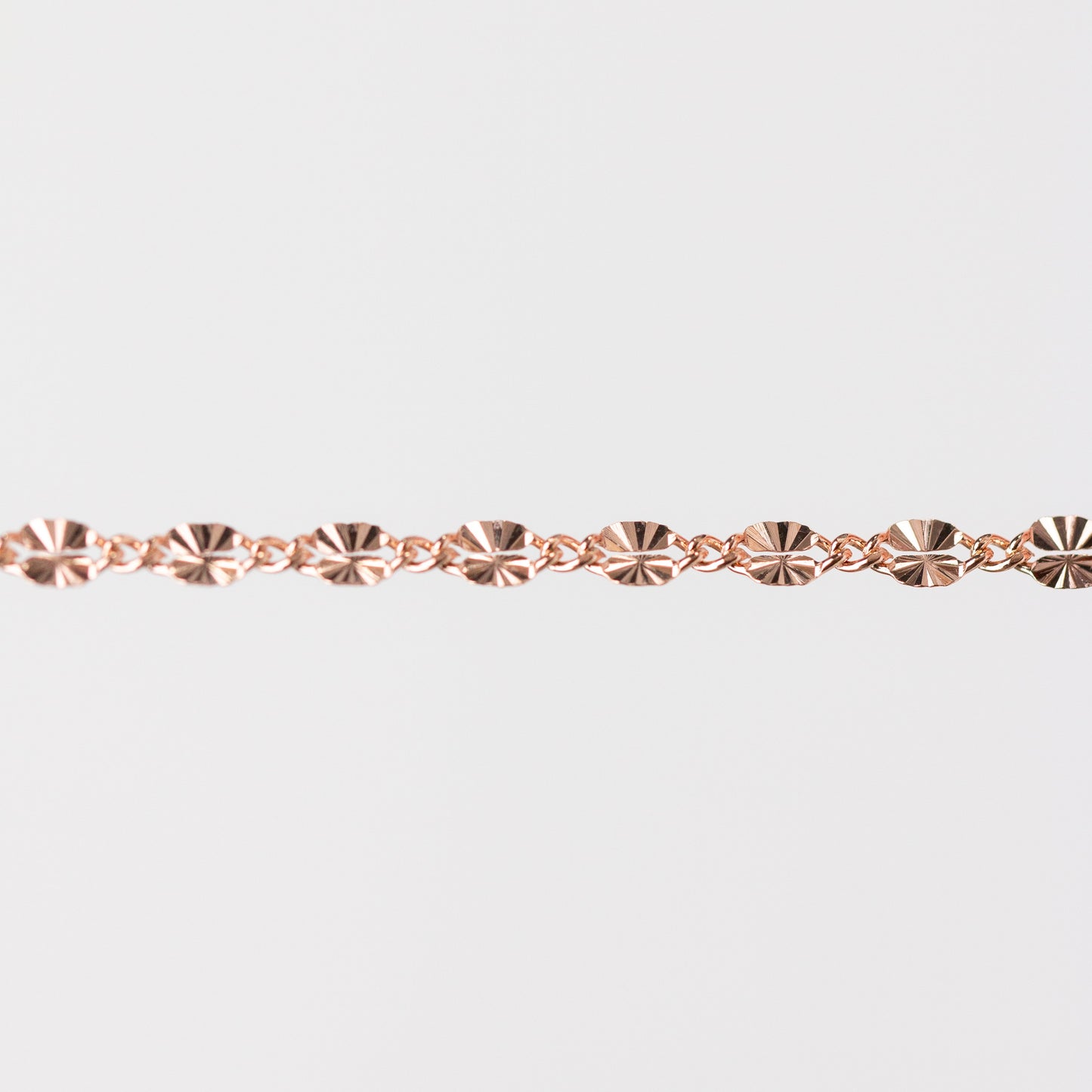 Brynna Permanent Jewelry Chain, Figaro and Starburst Links, Available in Sterling Silver