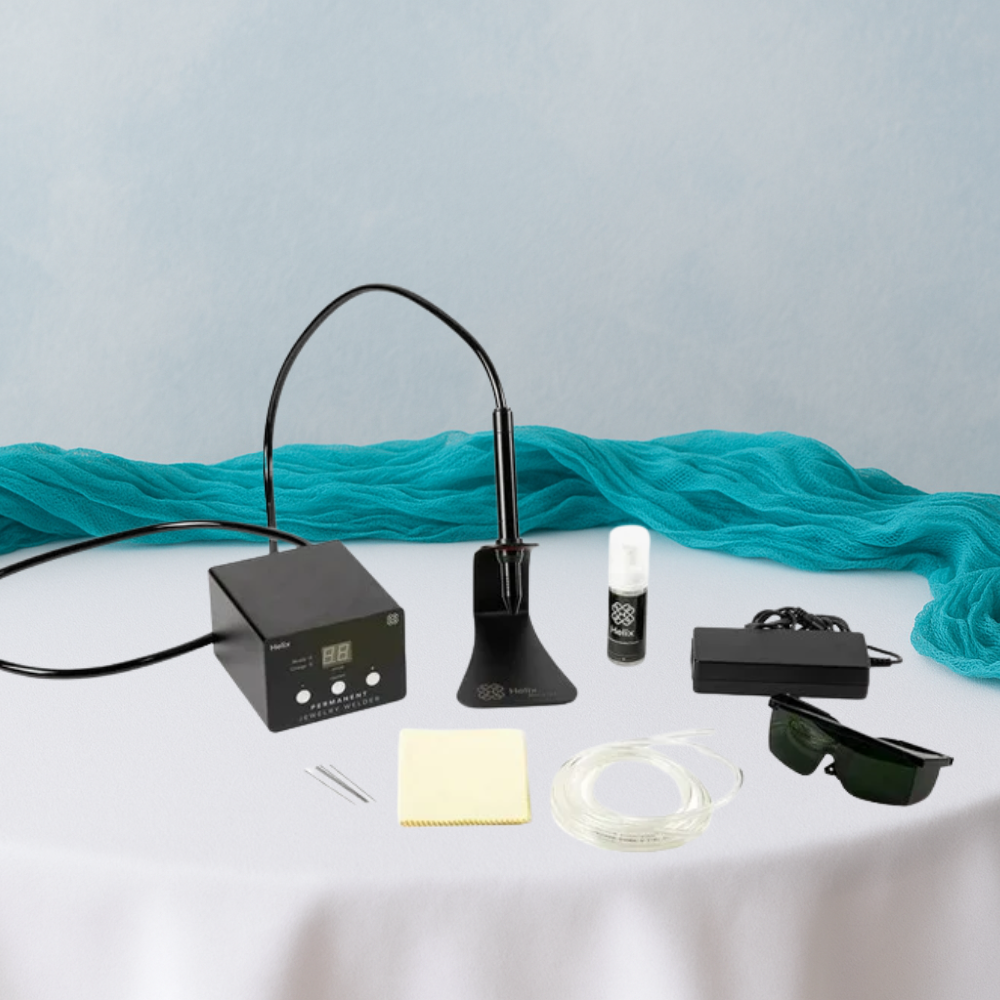 Helix Permanent Jewelry Welder: Machine & Accessories or with Starter Kit
