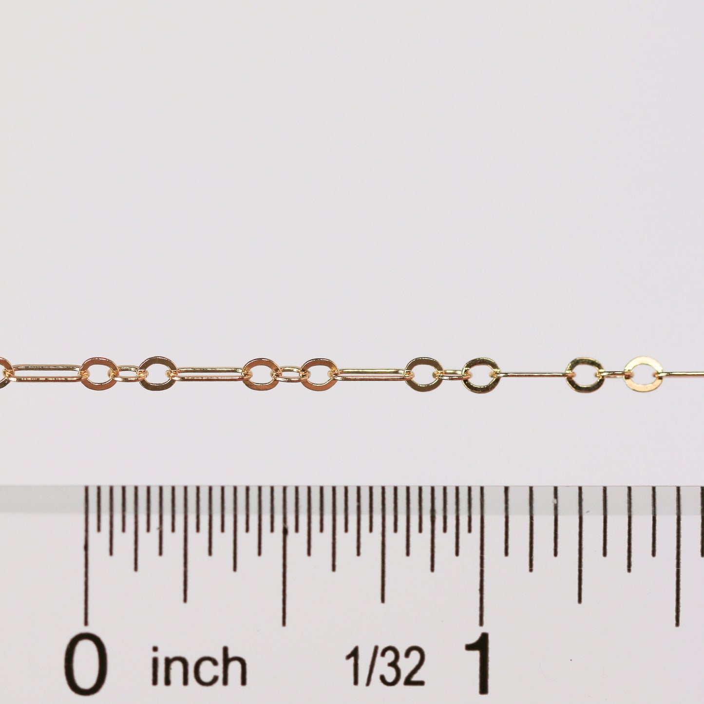 Marlee Permanent Jewelry Chain, Cable Paperclip Design, Long and Short Links, Available in Gold Options and Silver