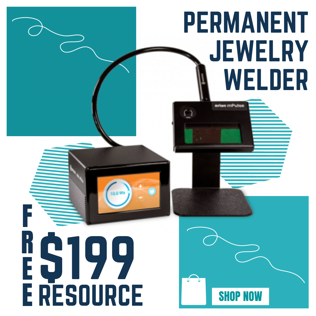 Helix Permanent Jewelry Welder: Machine & Accessories or with Starter – Permanent  Jewelry Center
