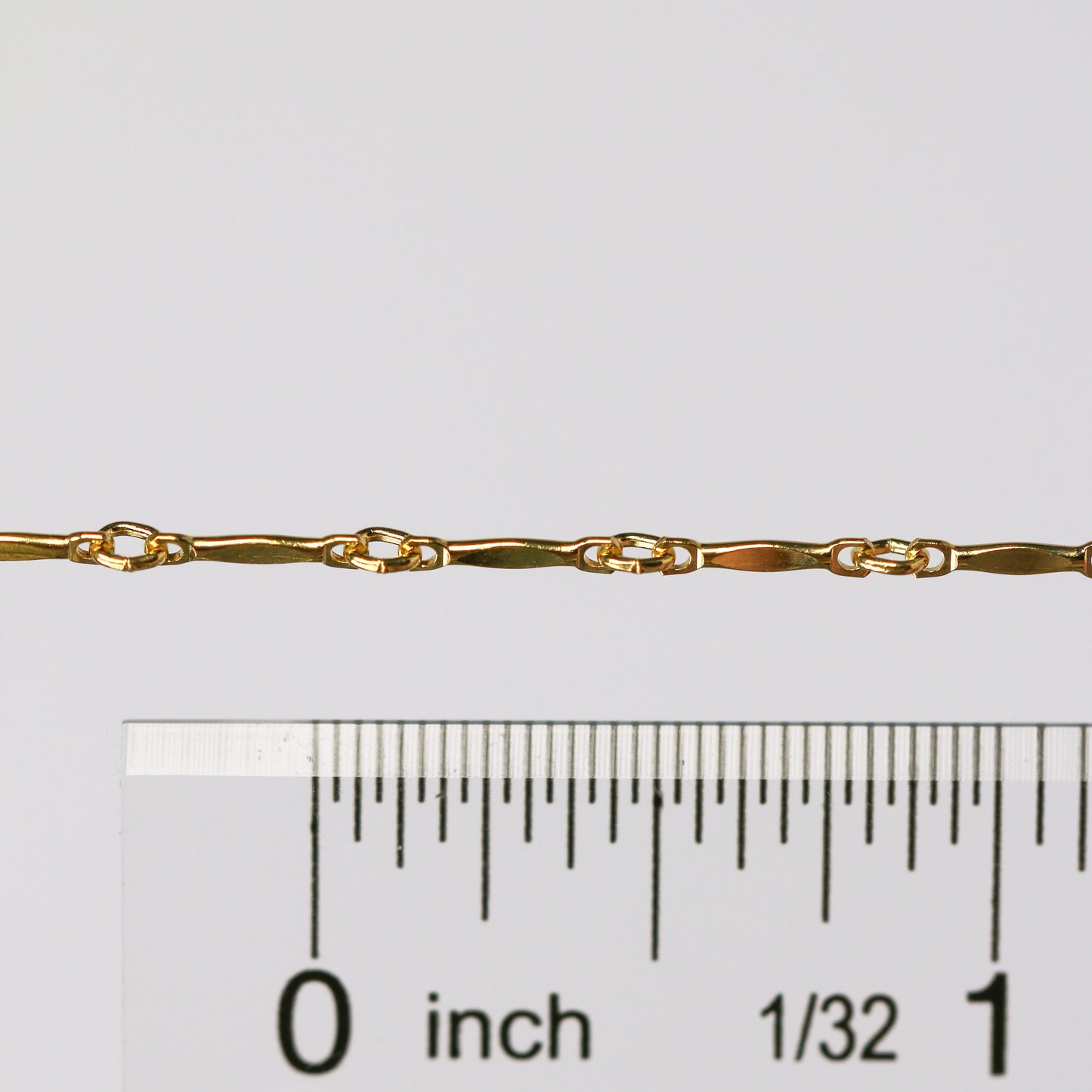 Brittany Permanent Jewelry Chain, Dapped Bar Design, Bar with Small Links, Available in Gold Filled and Silver