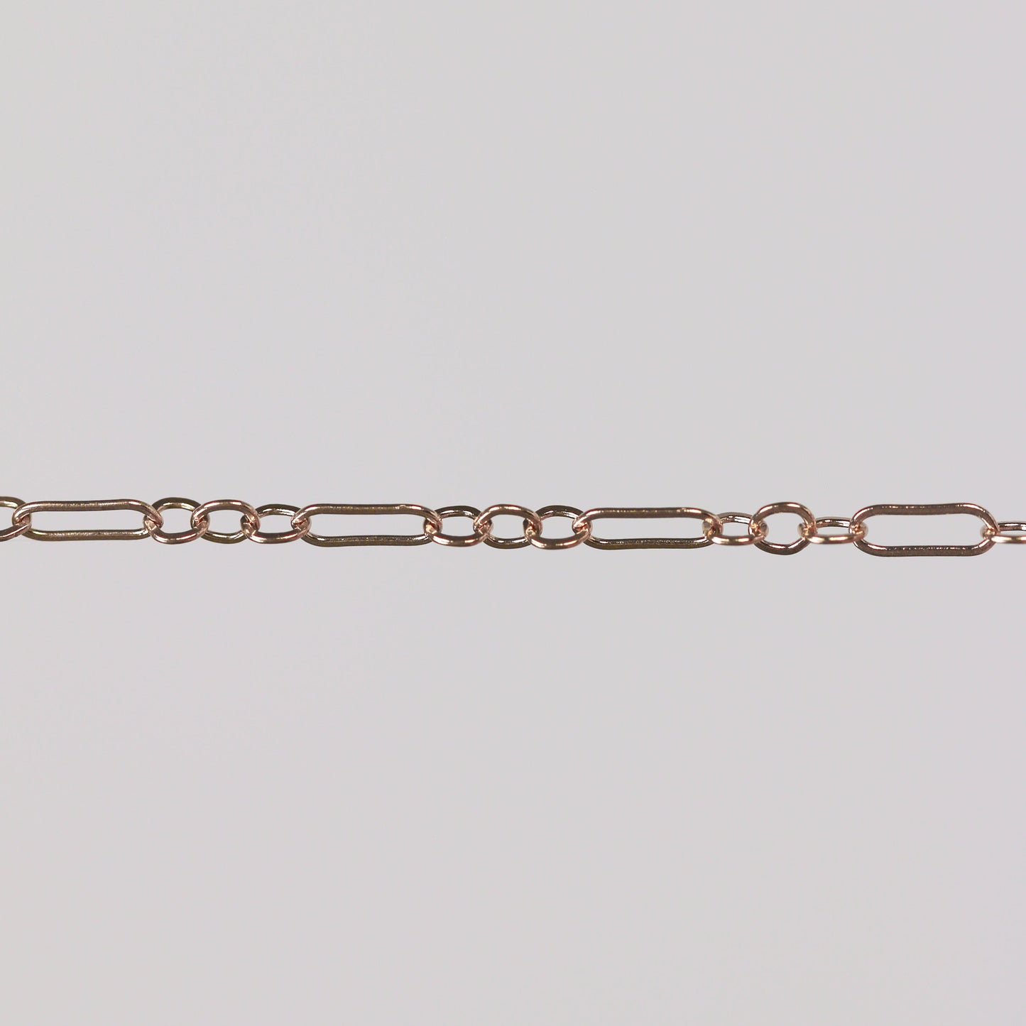 Marlee Permanent Jewelry Chain, Cable Paperclip Design, Long and Short Links, Available in Gold Options and Silver
