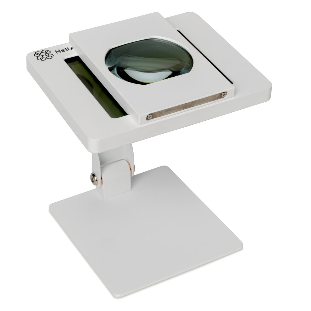 Foldable Auto Darkening Screen with Magnification for Permanent Jewelry