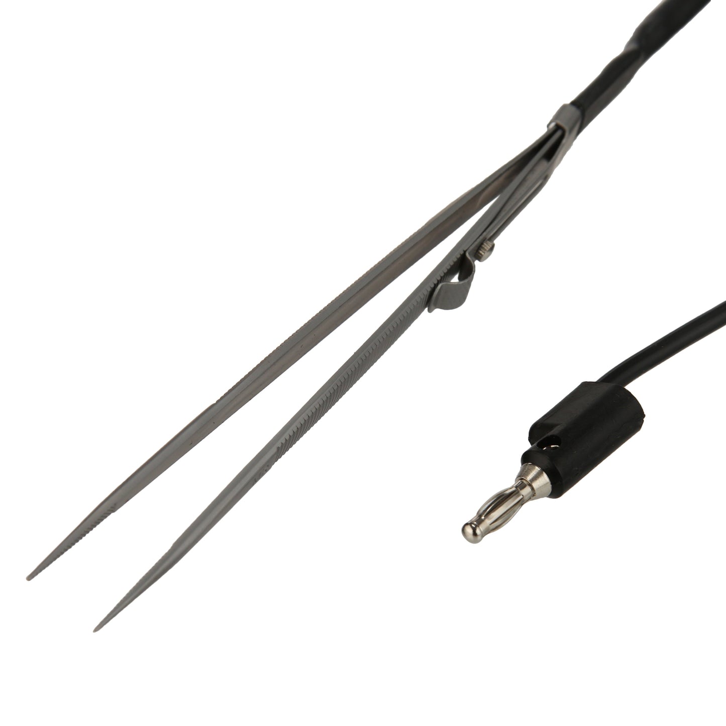 Grounded Precision Locking Tweezers for Permanent Jewelry