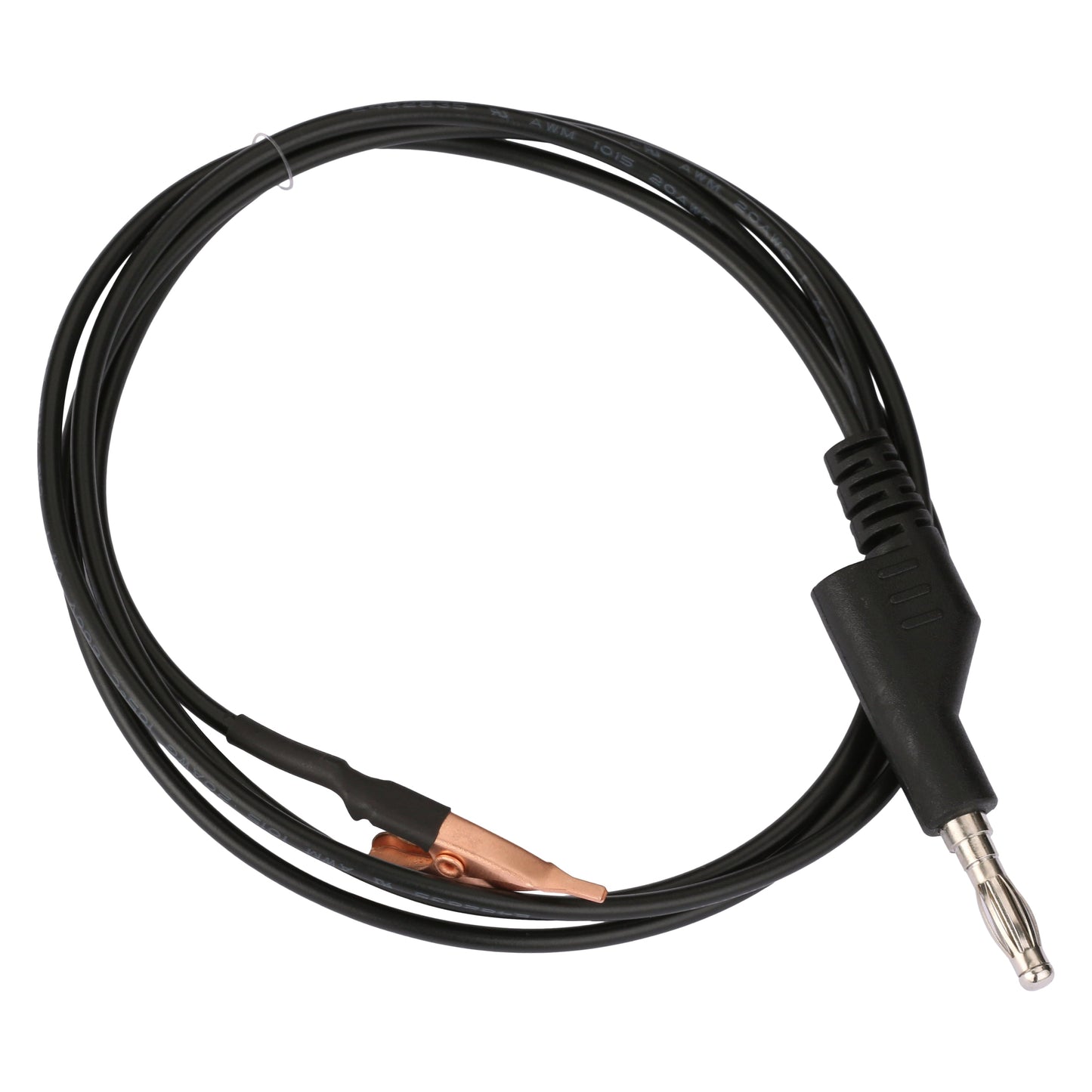 Grounding Alligator Clip on 3' Cord for Permanent Jewelry