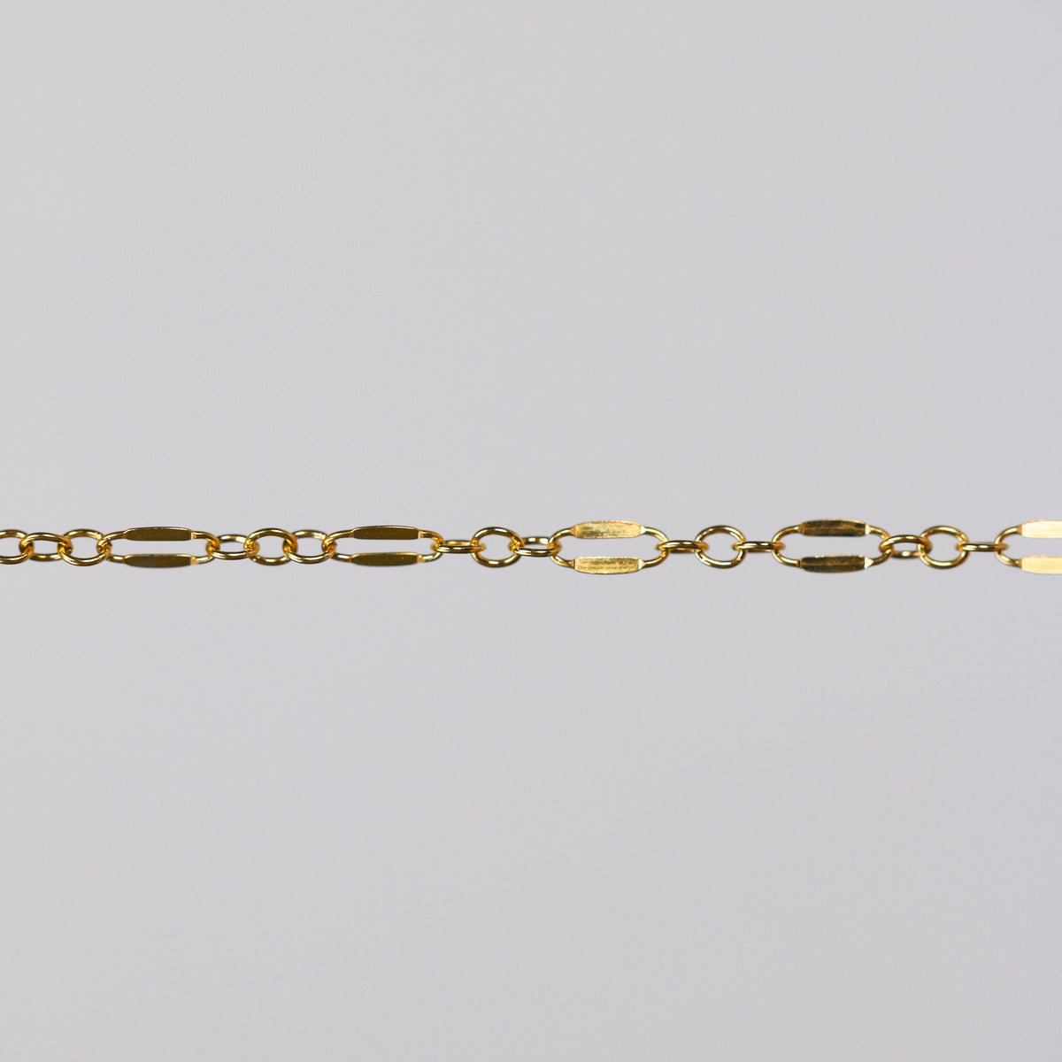 Dapped Bryce Permanent Jewelry Chain, Dapped Oval Design, Small Round Links ...