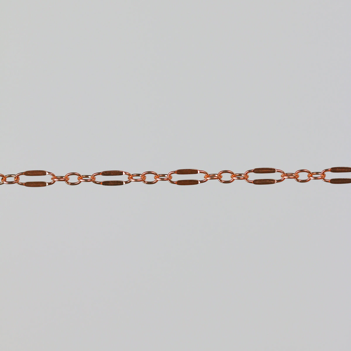 Bryce Permanent Jewelry Chain, Dapped Oval Design, Small Round Links ...