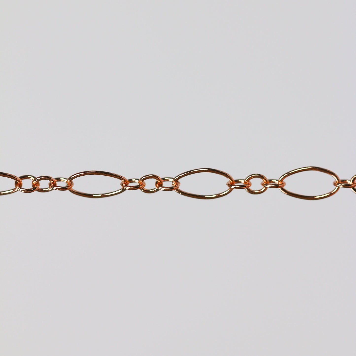 Aspen Permanent Jewelry Chain, Oval Design, Long and Small Links, Available in Gold Filled and Silver
