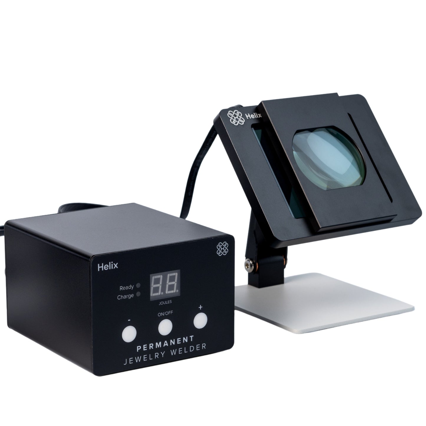 Foldable Auto Darkening Screen with Magnification for Permanent Jewelry