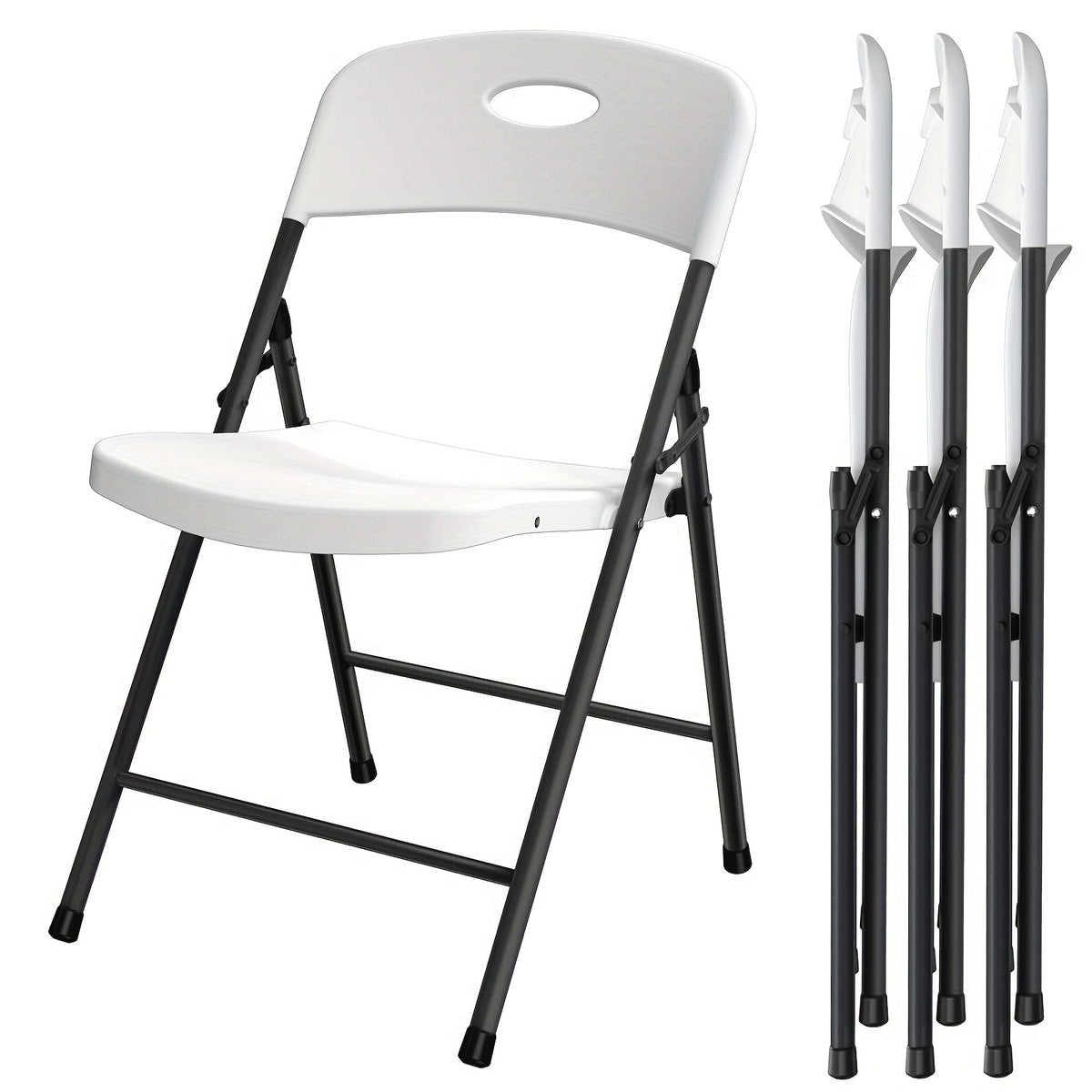 2, 4 or 6 Pack Folding Chairs for Permanent Jewelry Vendor Setups