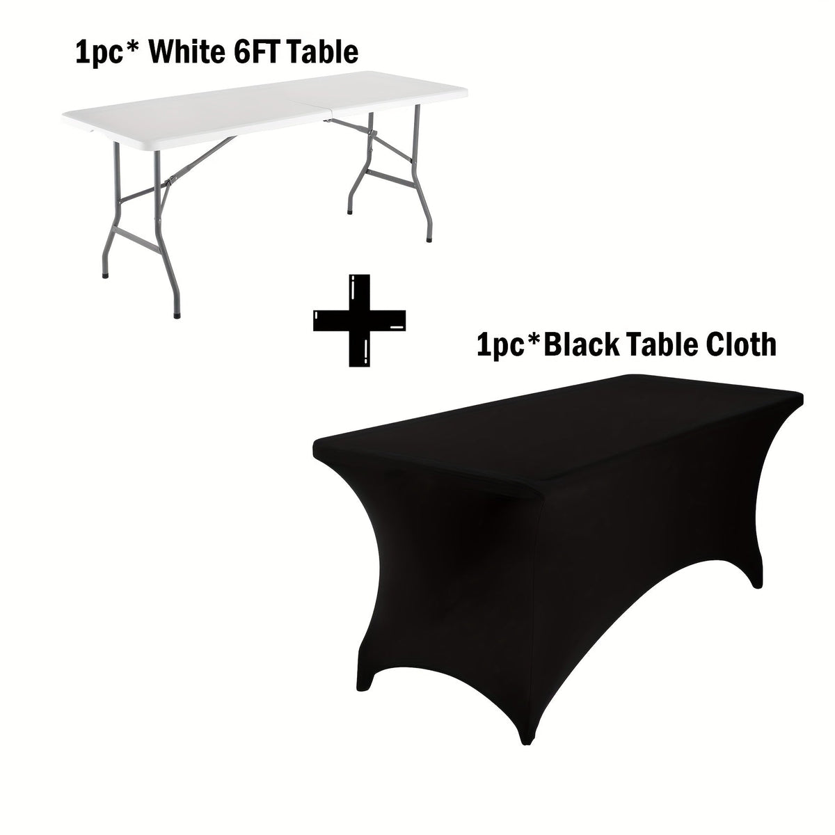 Permanent Jewelry Vendor Folding Table in 2.5ft, 4ft, 6ft or 8ft