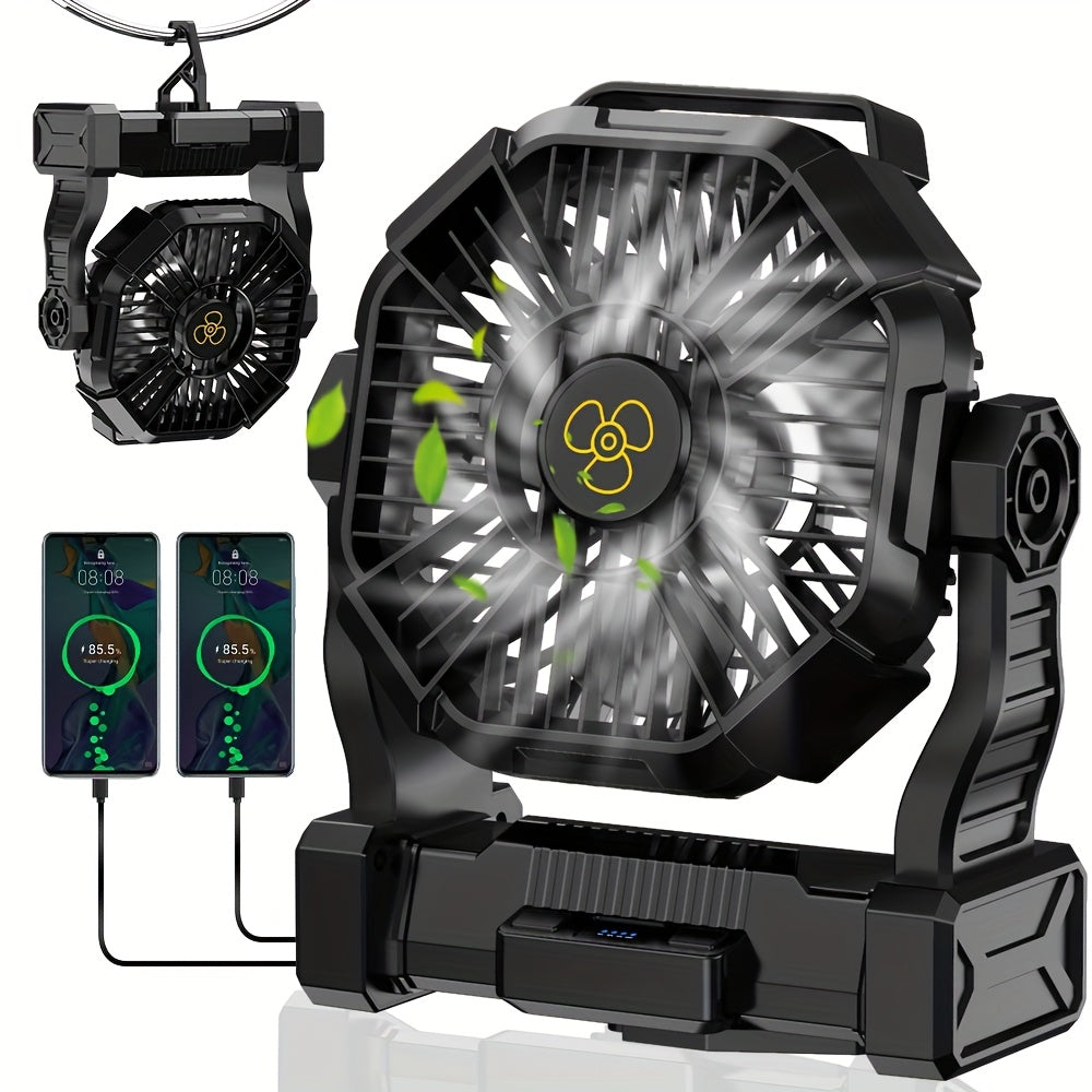10400mAh Rechargeable Oscillating Fan for Permanent Jewelry Pop-Ups