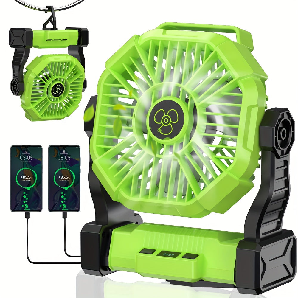 10400mAh Rechargeable Oscillating Fan for Permanent Jewelry Pop-Ups
