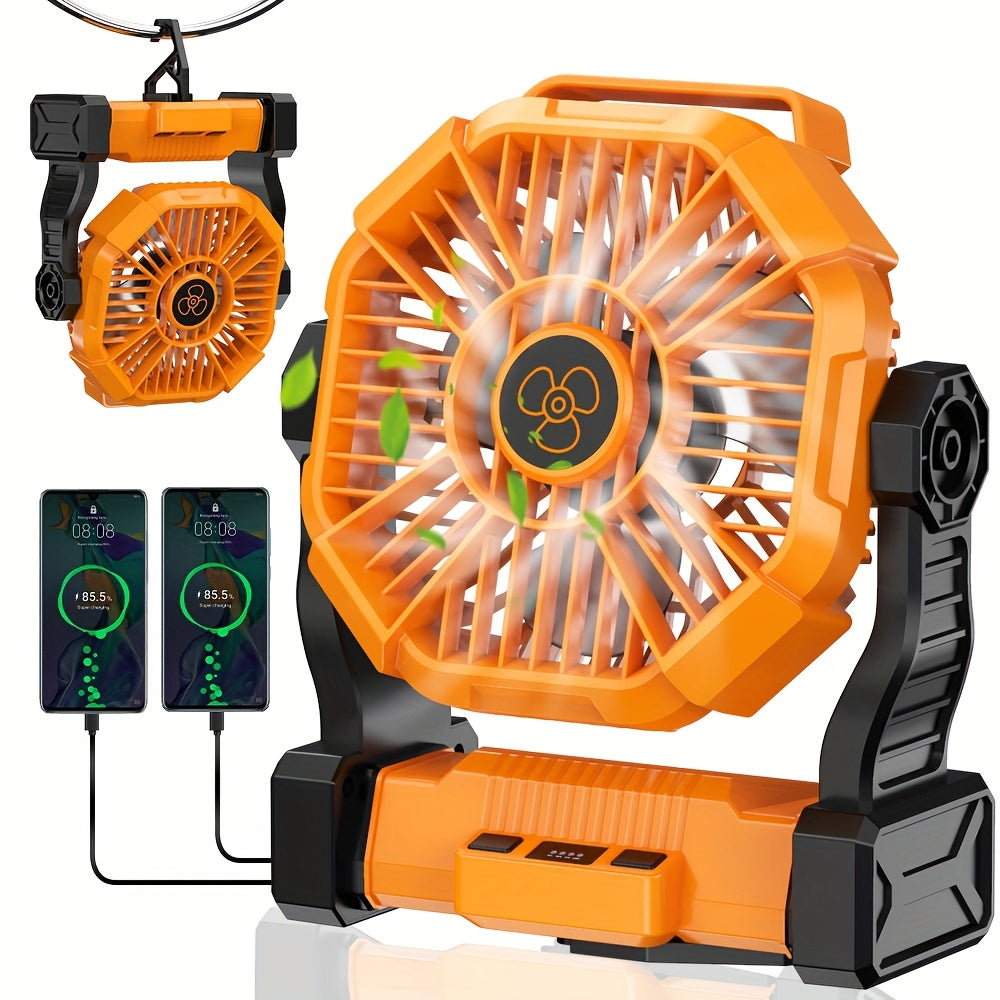 10400mAh Rechargeable Oscillating Fan for Permanent Jewelry Pop-Ups
