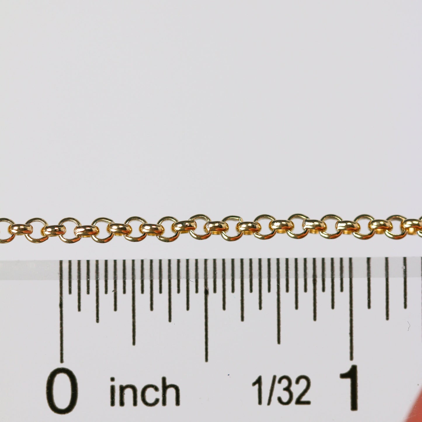Nicole Permanent Jewelry Chain, Rolo Design, Uniform Round Links, Available in Gold Filled and Silver