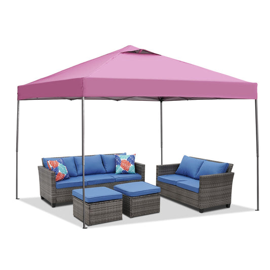Pink Pop Up Canopy Tent for Permanent Jewelry Markets and Events