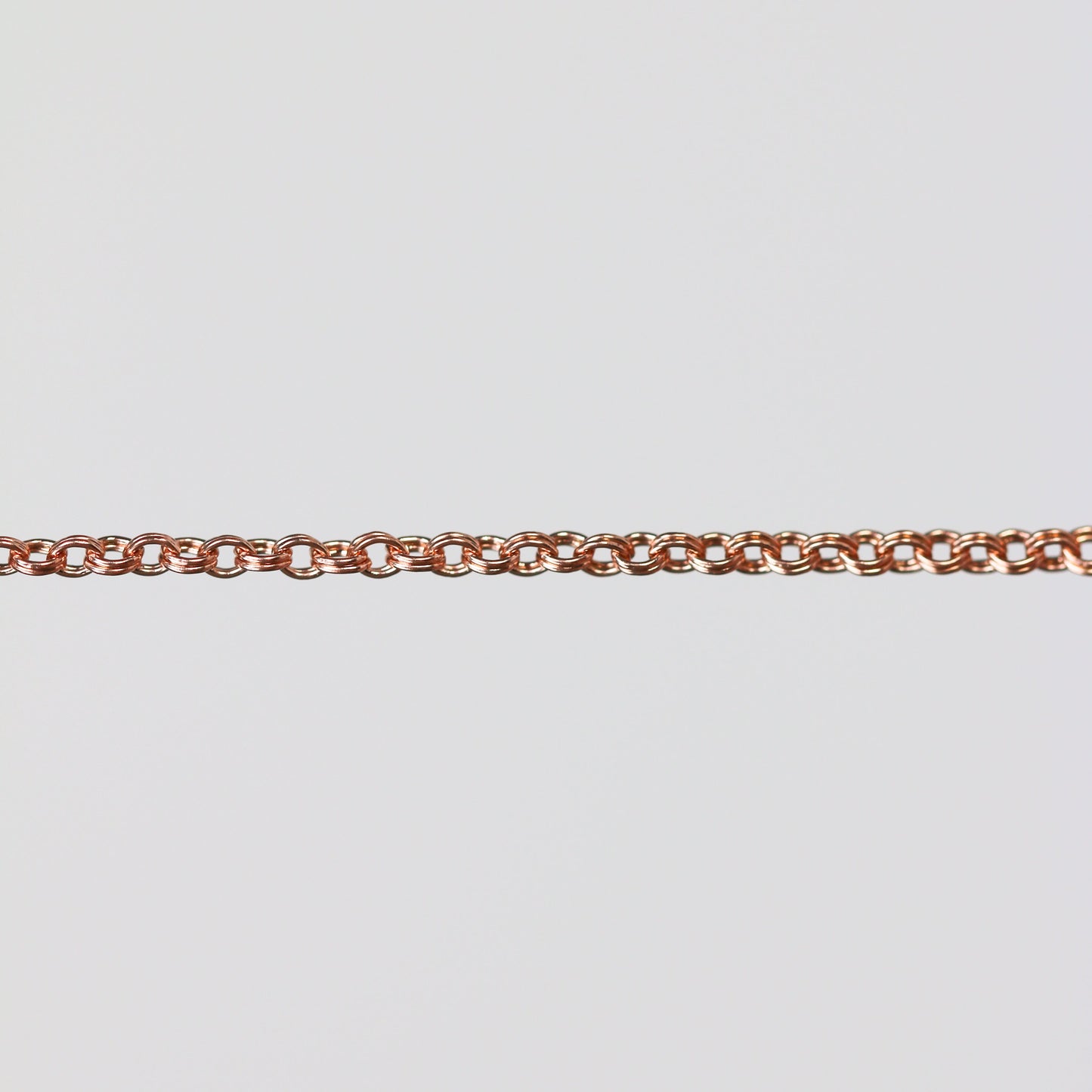 Olivia Permanent Jewelry Chain, Double Cable Design, Double Links, Available in Gold Filled and Silver