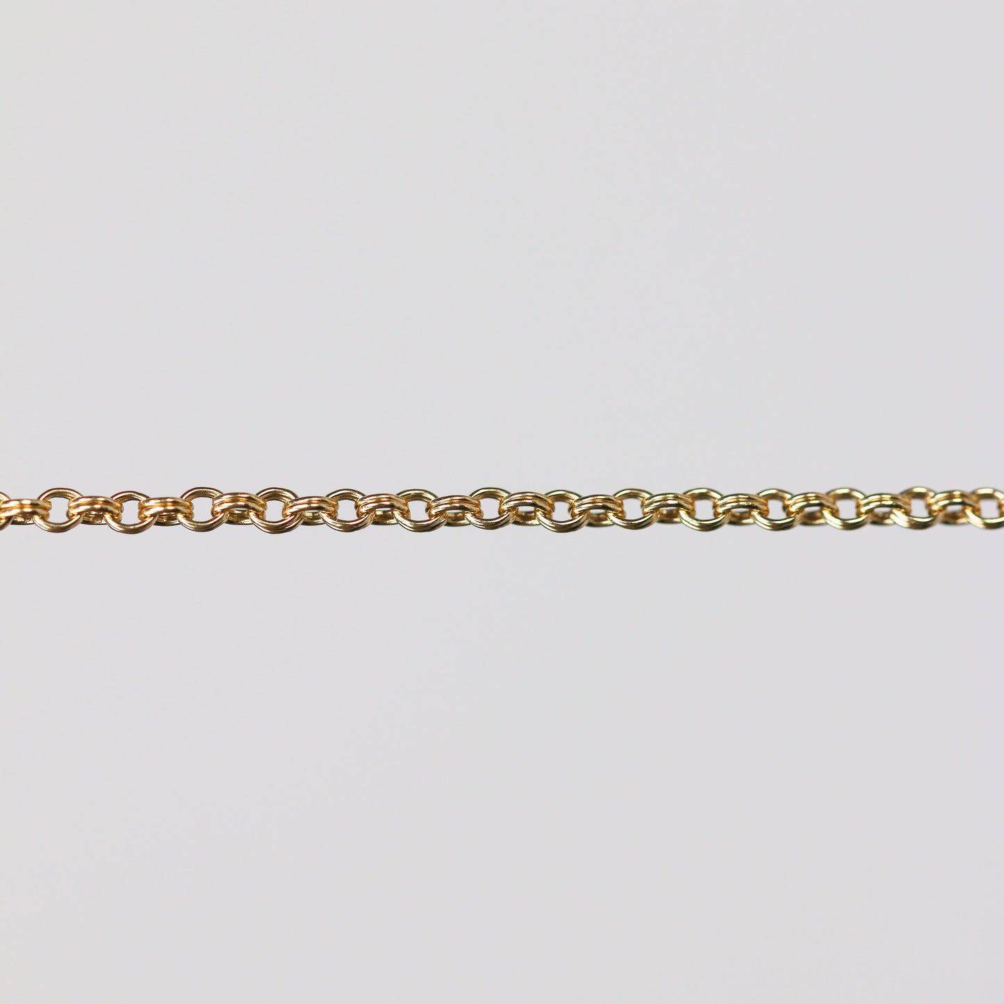 Olivia Permanent Jewelry Chain, Double Cable Design, Double Links, Available in Gold Filled and Silver