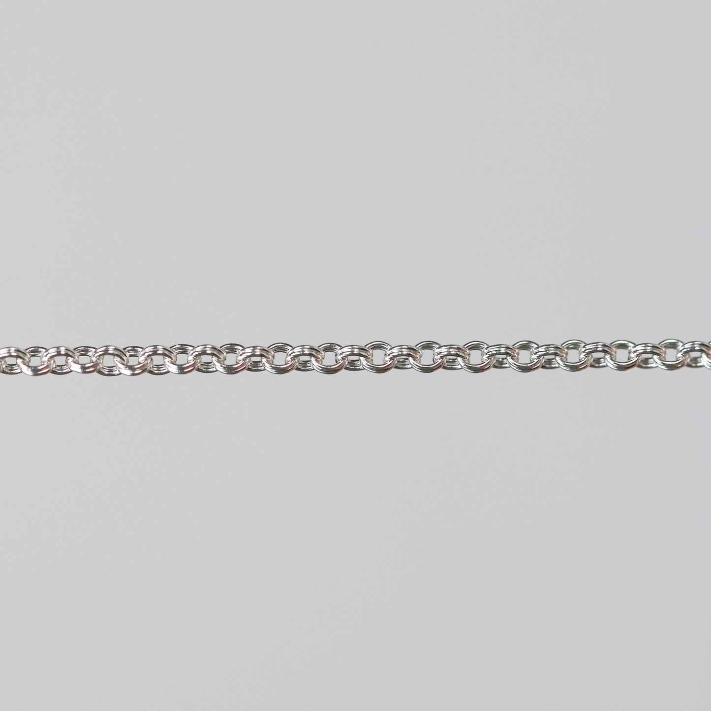 Olivia Permanent Jewelry Chain, Double Cable Design, Double Links, Available in Gold Filled and Silver