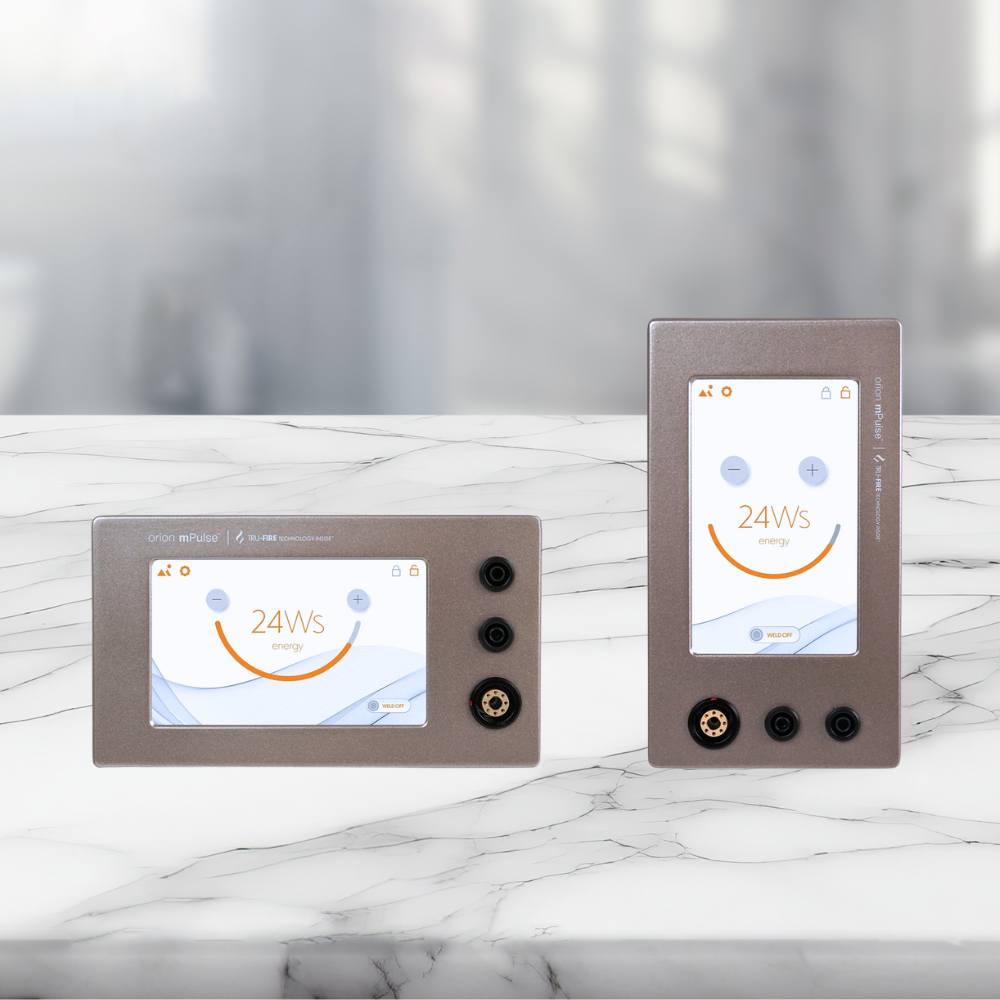 Orion mPulse 2.0 permanent jewelry welder orientation