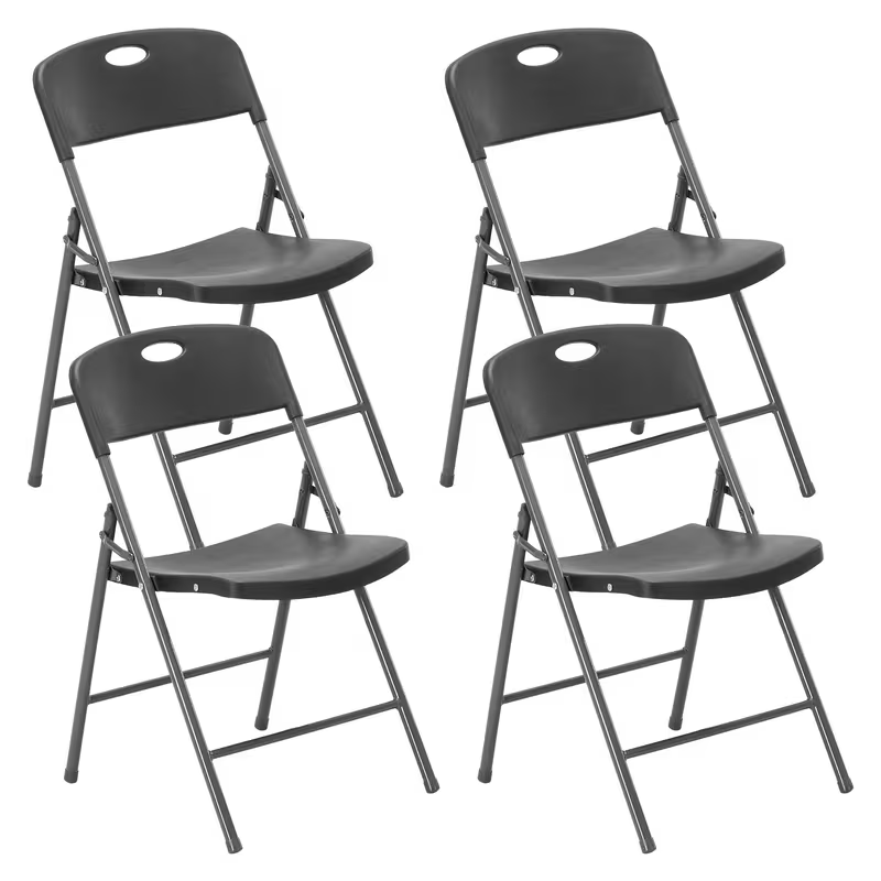 2, 4 or 6 Pack Folding Chairs for Permanent Jewelry Vendor Setups
