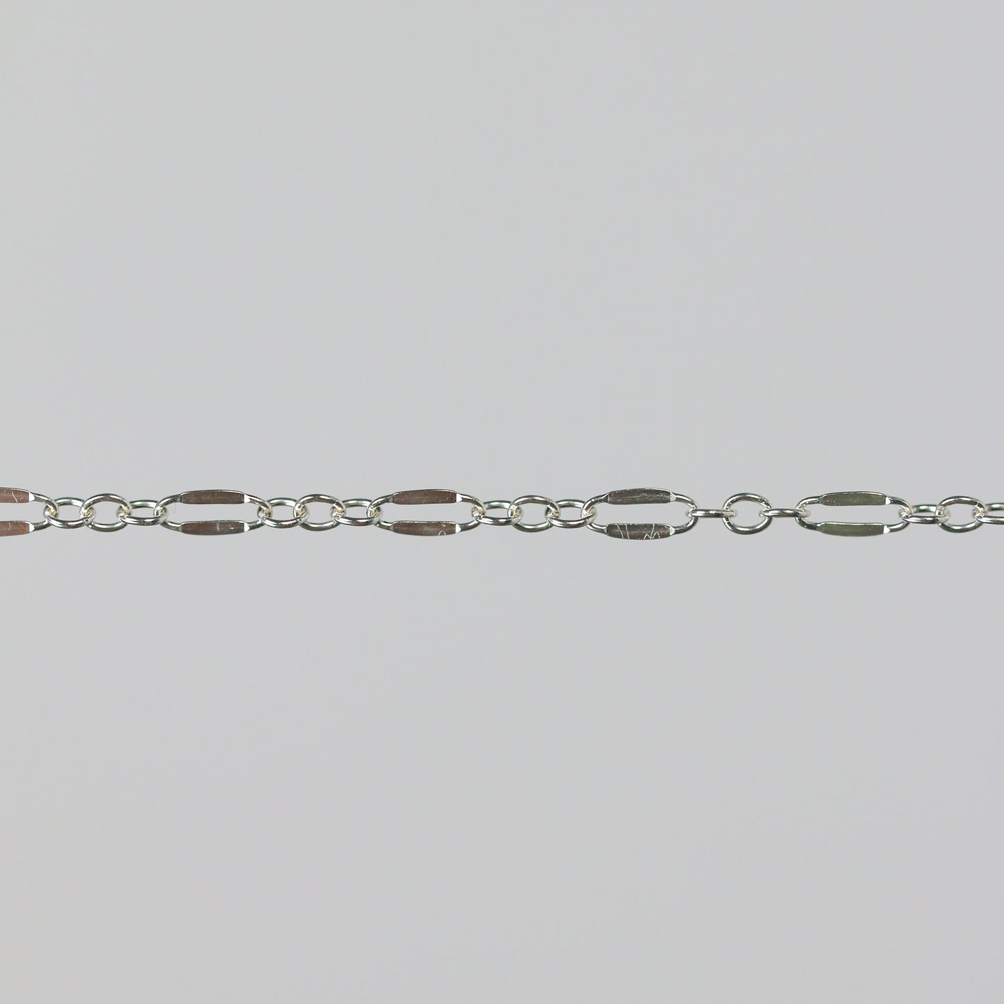 Bryce Permanent Jewelry Chain, Dapped Oval Design, Small Round Links, Available in Gold Filled and Silver