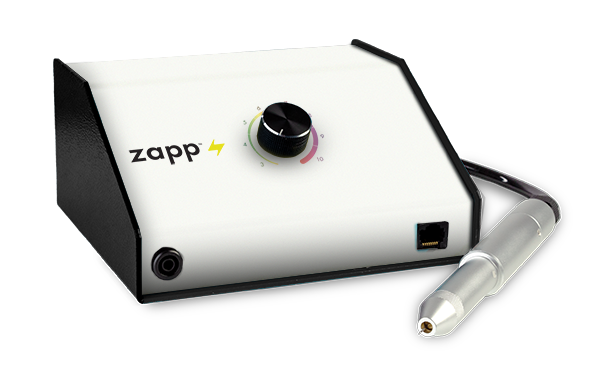 Zapp welder on a countertop