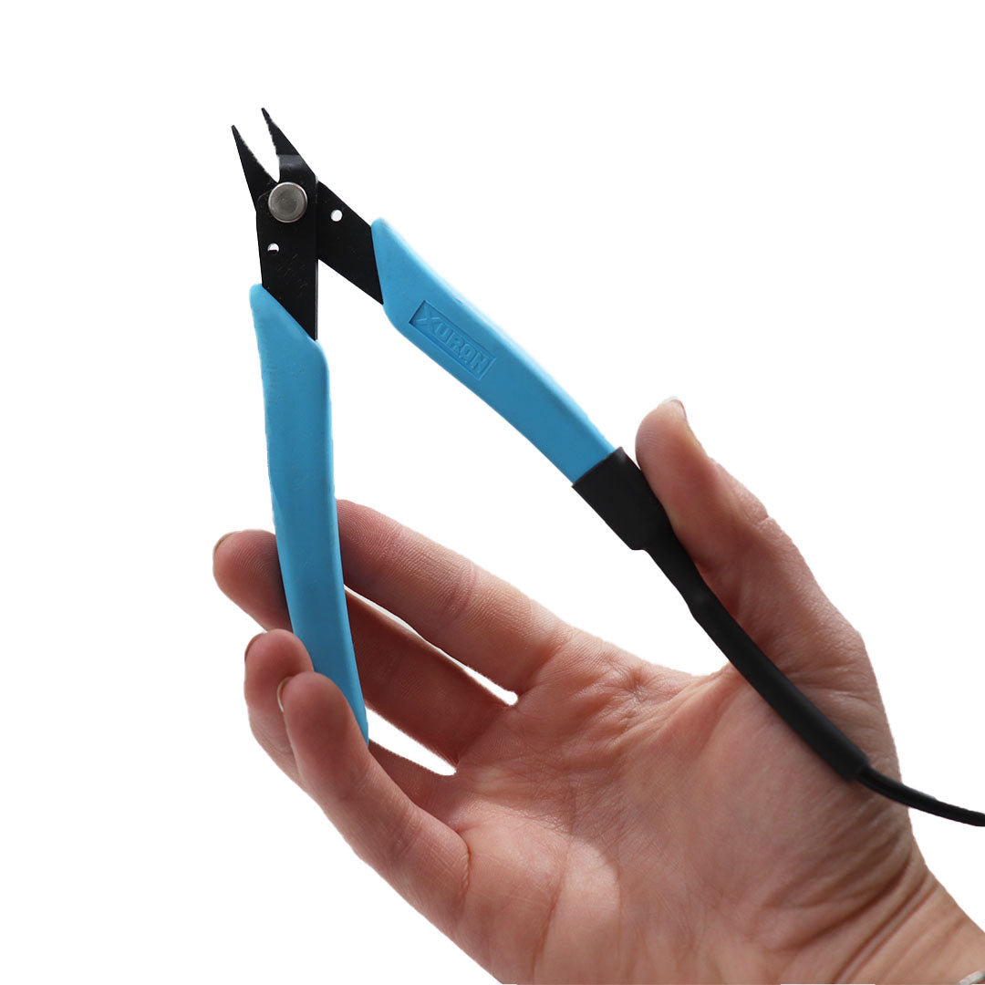 Xuron® Grounded Pliers with 3' Cord for Permanent Jewelry (Model 475)