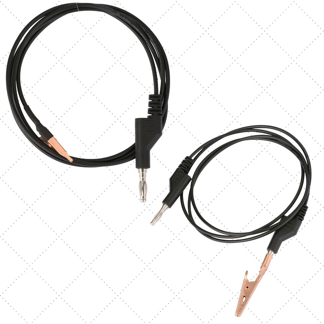 Grounding Alligator Clip on 3' Cord for Permanent Jewelry