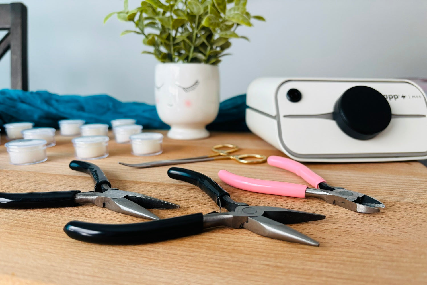 permanent jewelry starter kit on a table
