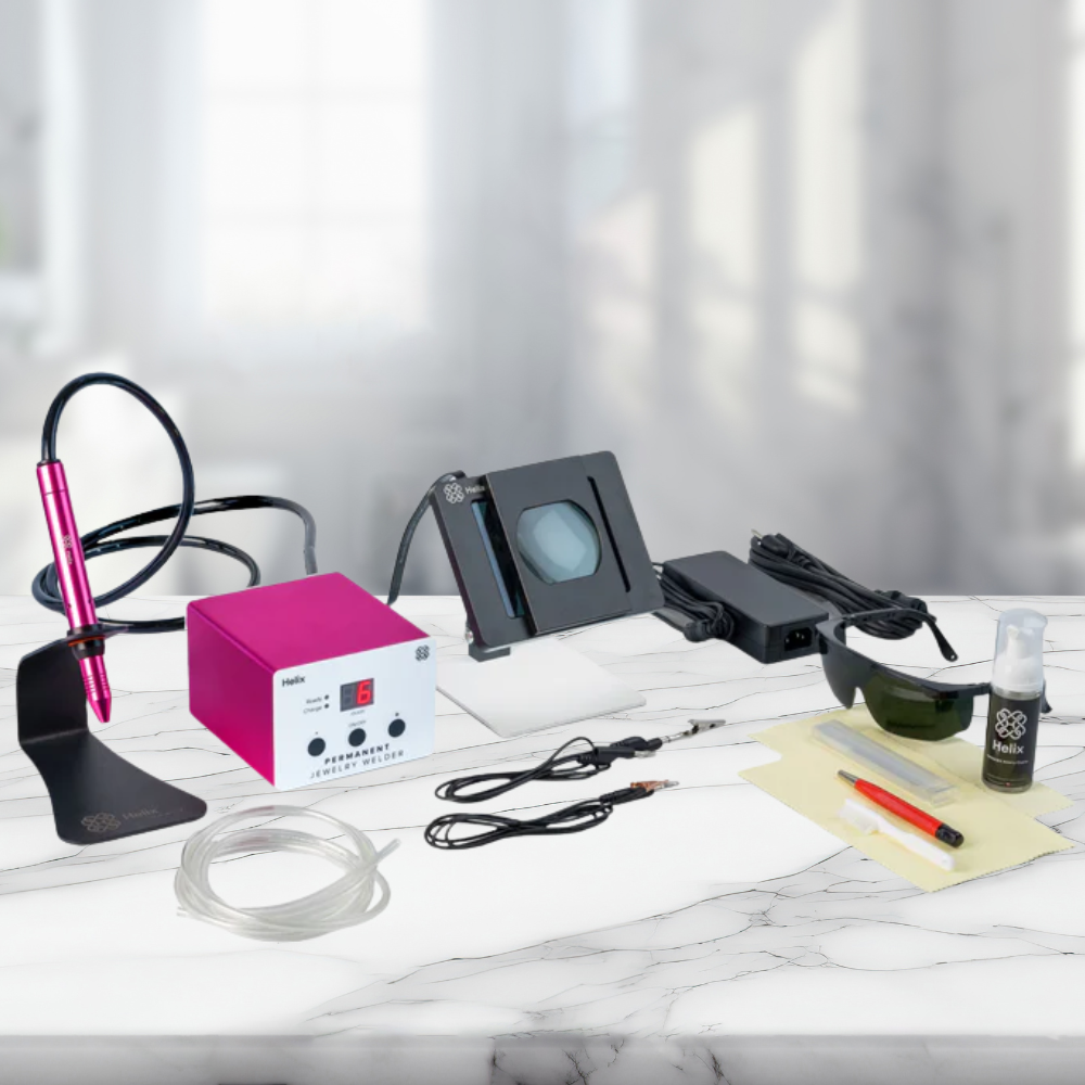 pink Helix welder and screen for permanent jewelry