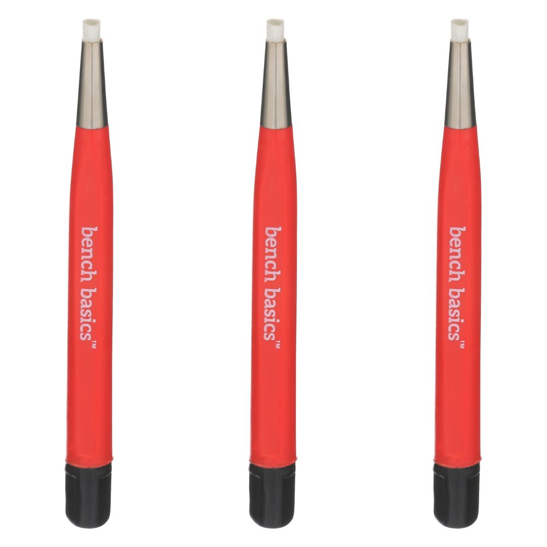 Fiberglass Scratch Brush for Permanent Jewelry (3 Pack)