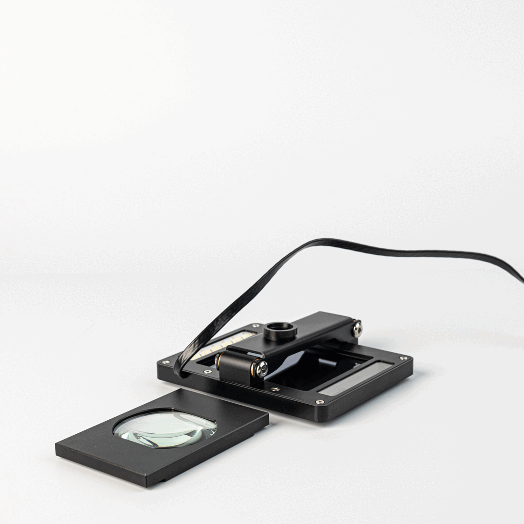 Foldable Auto Darkening Screen with Magnification for Permanent Jewelry